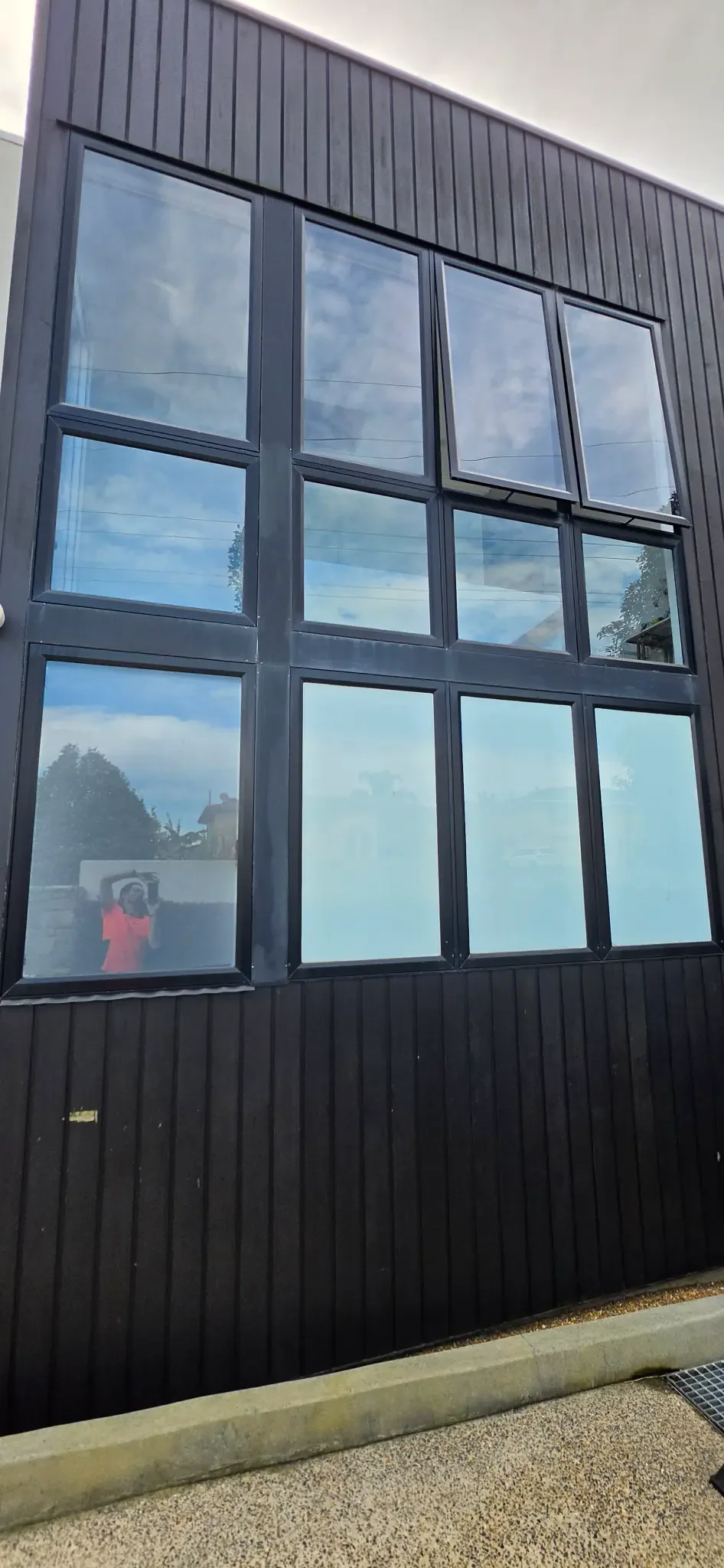 Window being reglazed